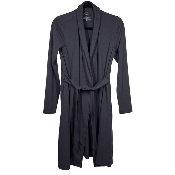Soma Other - SOMA Restore Aloe Knit Robe Size Small Grey Attached Belt‎ Pockets
